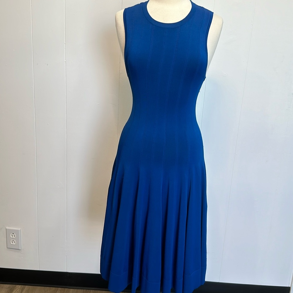 A.L.C. Royal blue sleeves dress flared bottom size XP